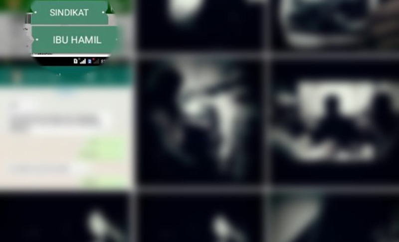 Capture aktifitas akun instagram yang diduga melakukan aktifitas perdagangan balita.