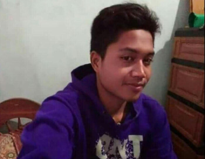 Irwansani yang ditemukan tewas di sungai Desa Canggu, Jetis, Mojokerto. 