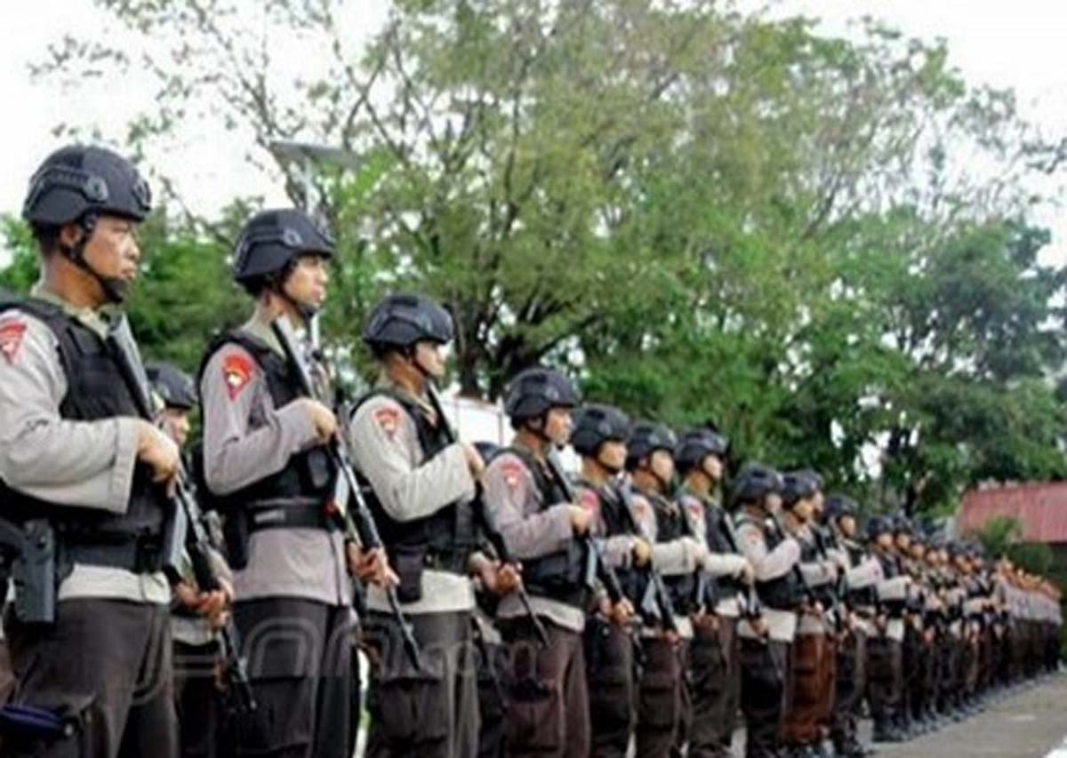 Personel Brimob/Foto: istimewa