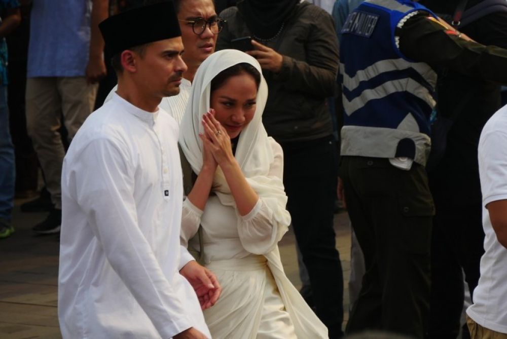 Ashraf Sinclair dan Bunga Citra Lestari (Foto: Yogi Ardhi/Republika)
