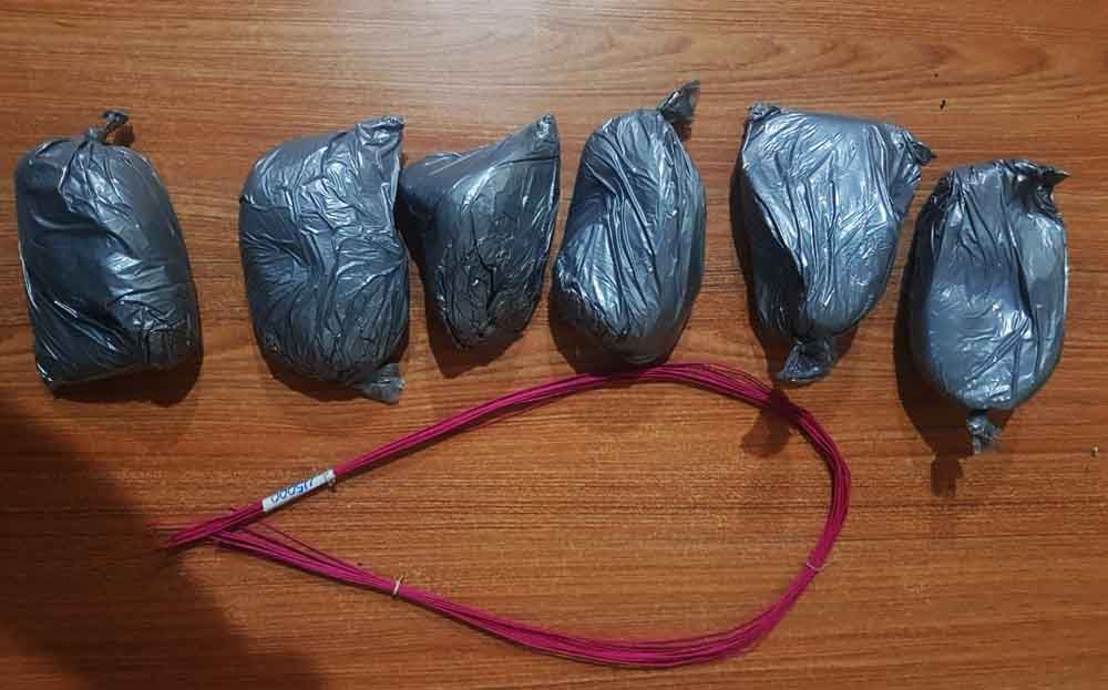 Bahan peledak yang berhasil diamankan