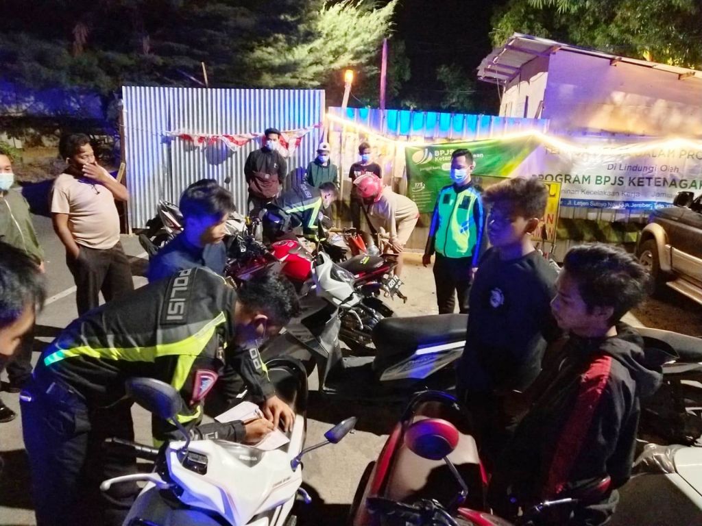 Penindakan kepada pengendara balap liar