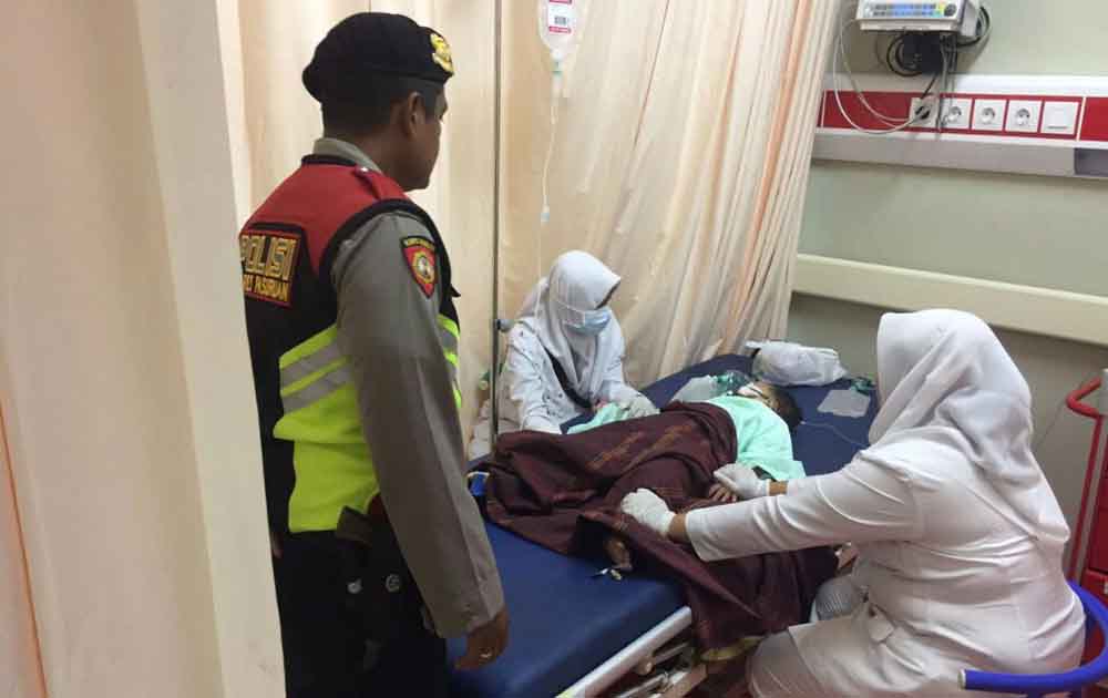 balita yang terluka akibat ledakan di Bangil sedang menjalani perawatan