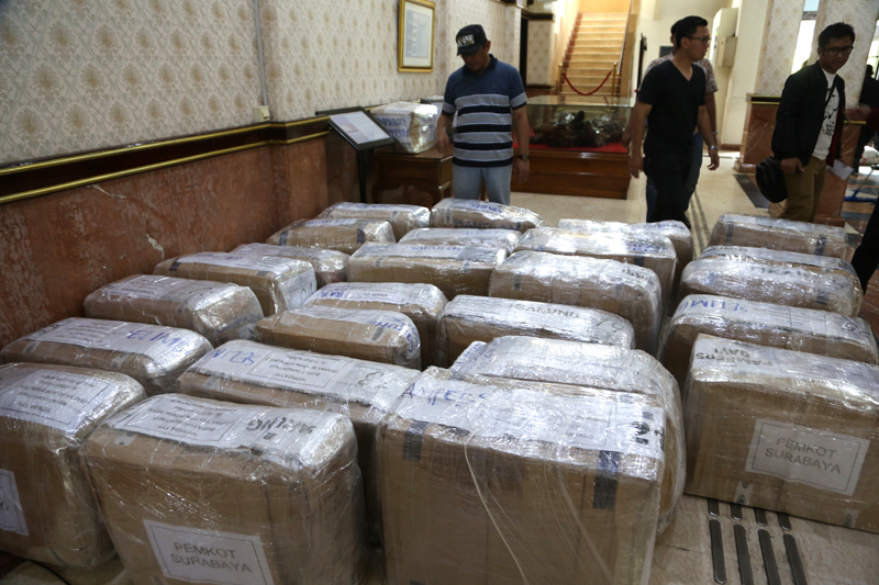 Bantuan yang akan dikirim ke Papua