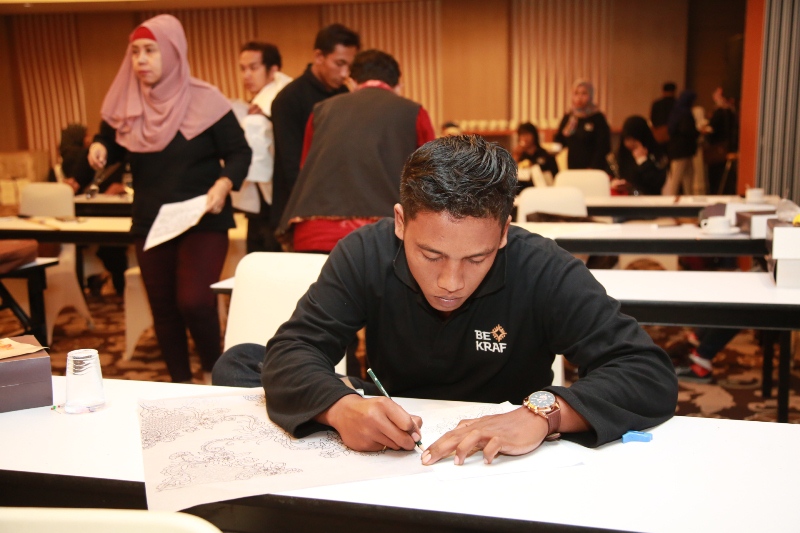 Pebatik Banyuwangi saat mengikuti sertifikasi kompetensi