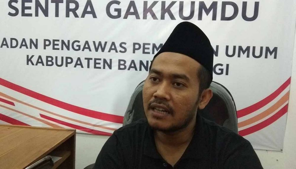 Ketua Bawaslu Banyuwangi Hasyim wahid