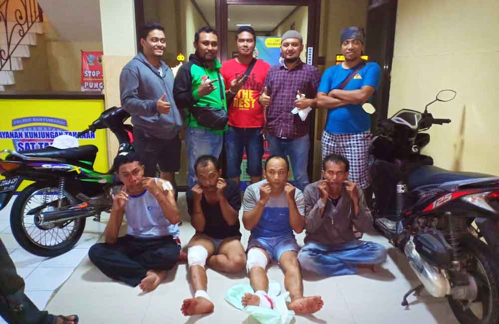 Tim Resmob Polres Banyuwangi melumpuhkan komplotan begal motor