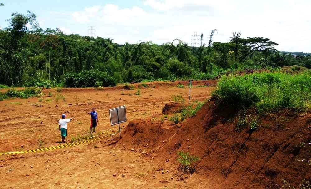 Lokasi ditemukannya benda yang diduga peninggalan sejarah