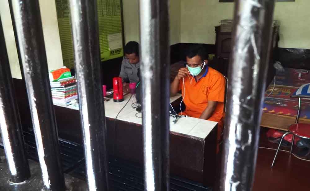 Besuk online di Polres Tulungagung