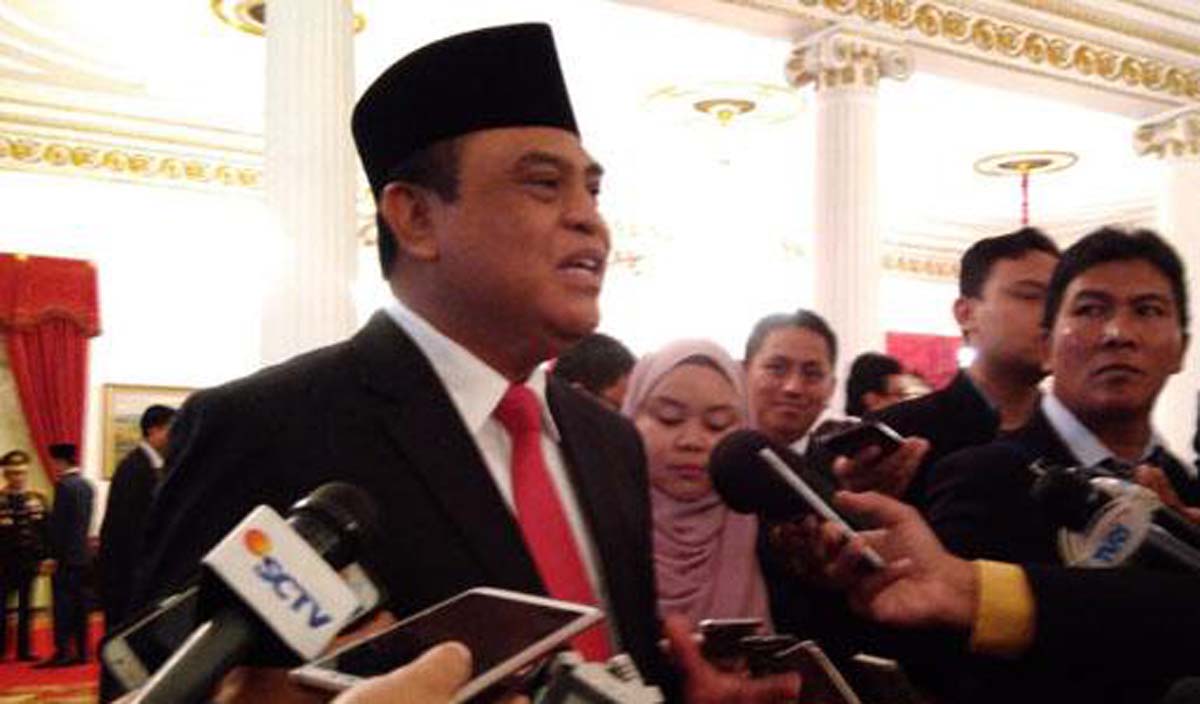 Syafruddin usai dilantik menjadi Menpan-RB