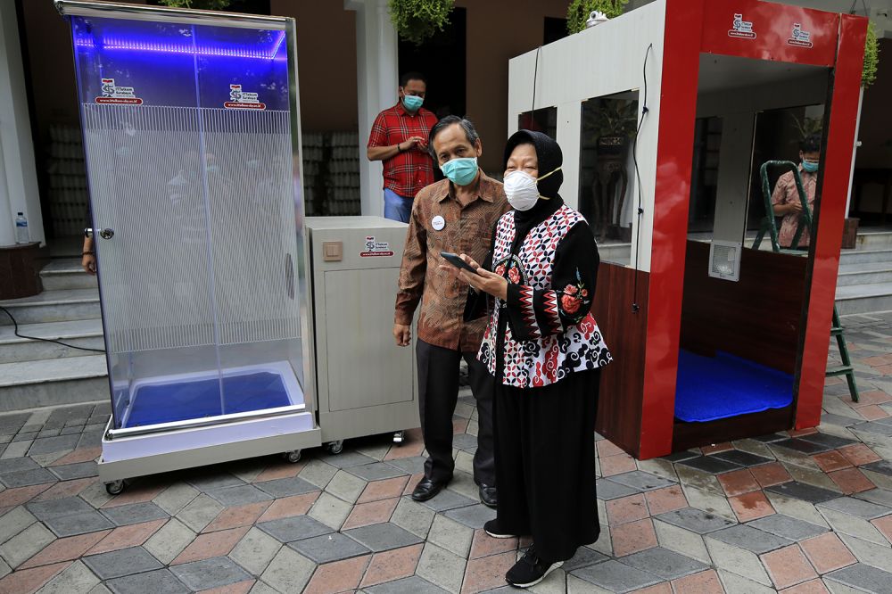 Pemkot Siapkan Bilik Sterilisasi Covid-19 di Surabaya