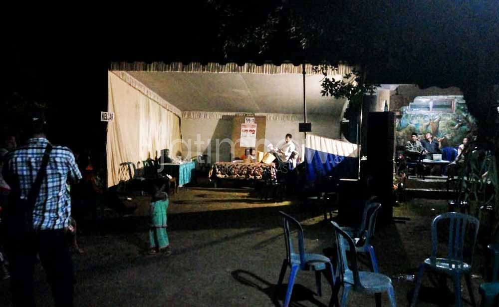 Suasana di TPS  11 Dusun Patuk, Desa Pojok, Kecamatan Garum, Blitar