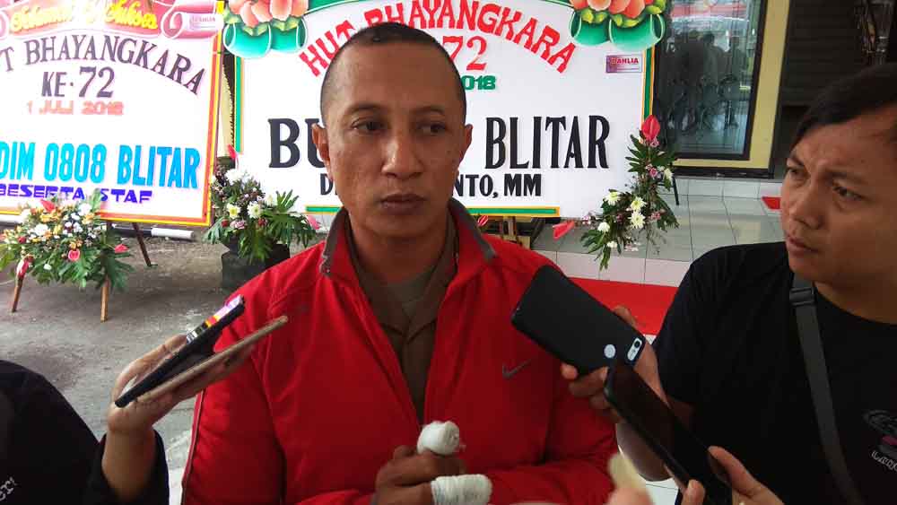 Iwan Sugianto di Mapolres Blitar