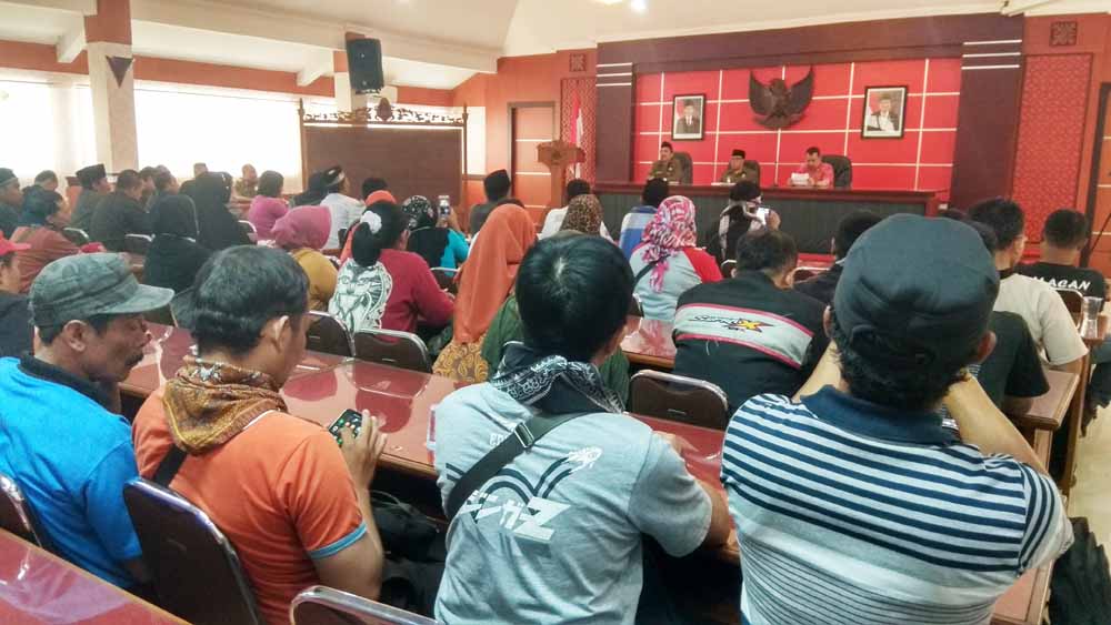 Suasana mediasi di Balai Kota Blitar
