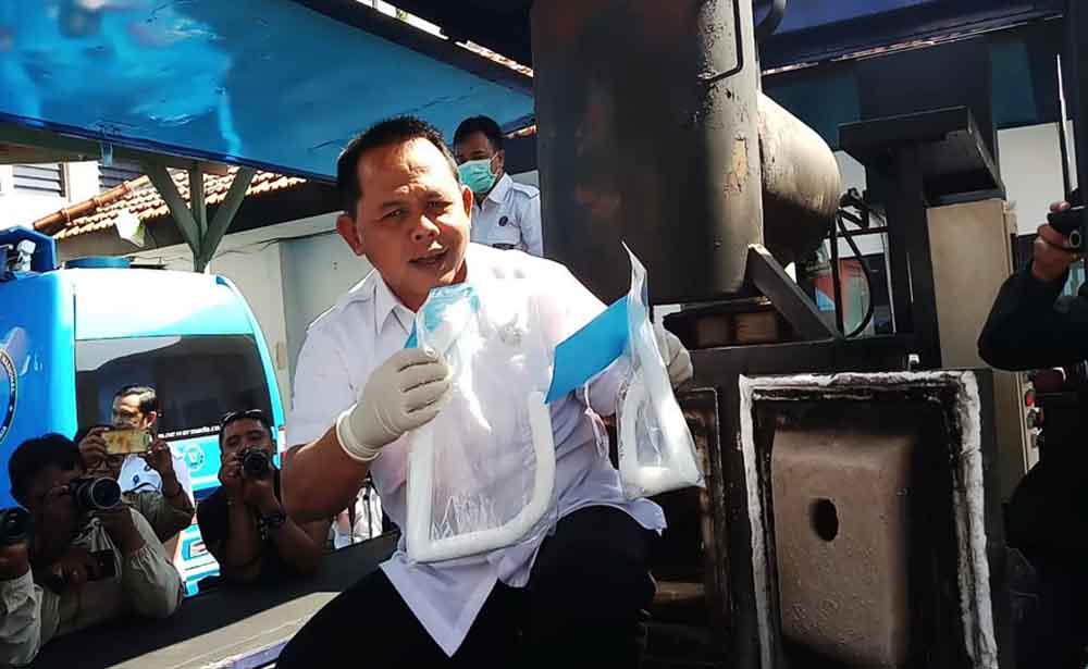 BNNP Jatim Musnahkan Sabu 'Rice Cooker'  Senilai Rp 3,5 Miliar