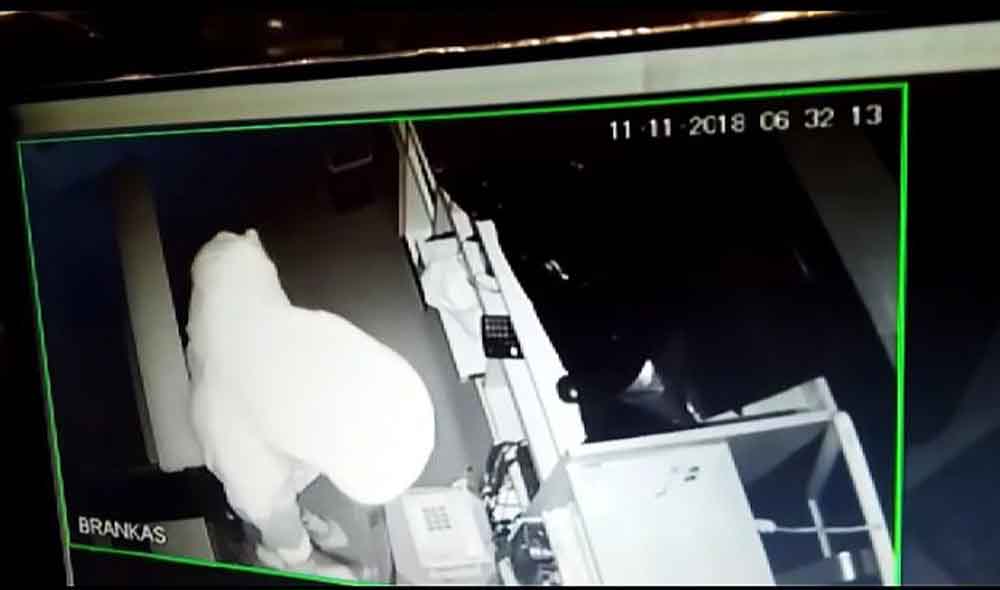 Screenshoot rekaman CCTV dari TKP