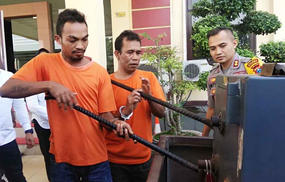 Segini Pembagian Uang Hasil Bobol Brankas di Mojokerto