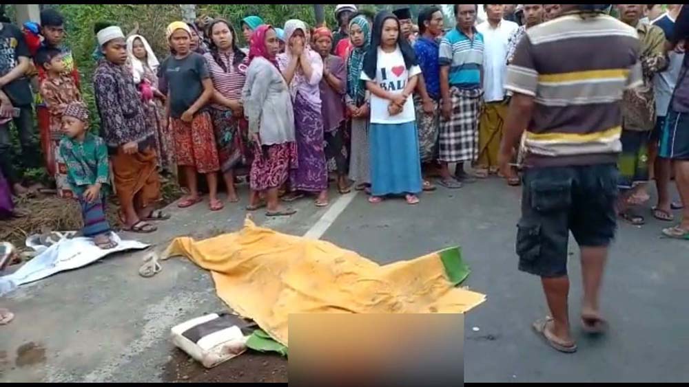 Korban yang dibunuh oleh suaminya sendiri dengan menggunakan bom bondet