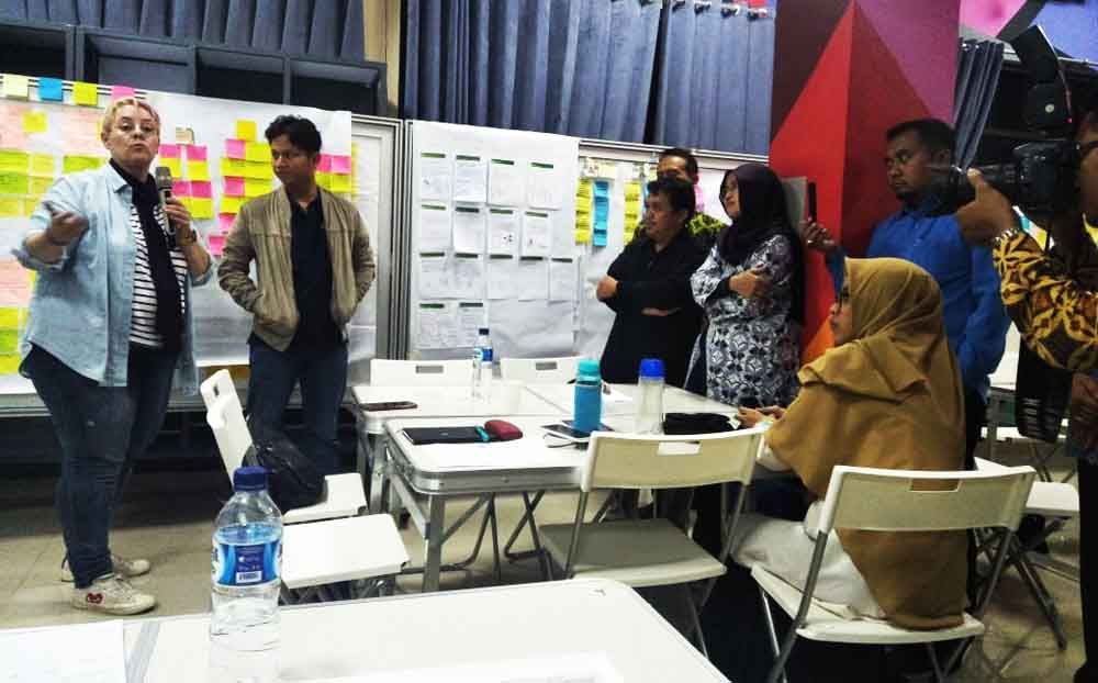 Plt Bupati Trenggalek, Muhammad Nur Arifin saat di Boot Camp Bloomberg Harvard City