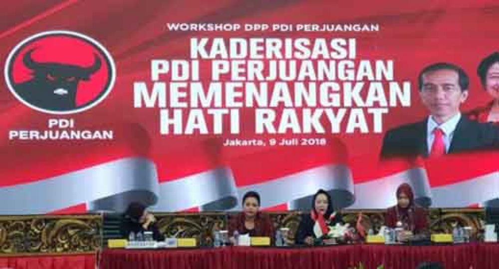 Bupati Faida menghadiri sekolah calon kepala daerah dalam Workshop DPP PDI Perjuangan di Jakarta (foto istimewa)