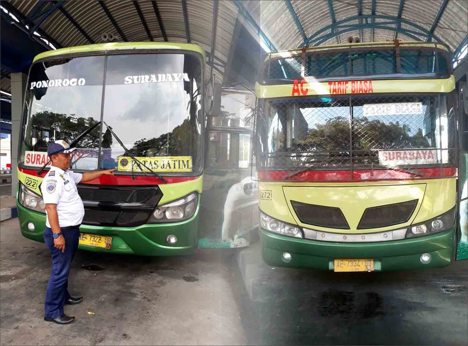 Perbandingan bus ekonomi dan bus patas