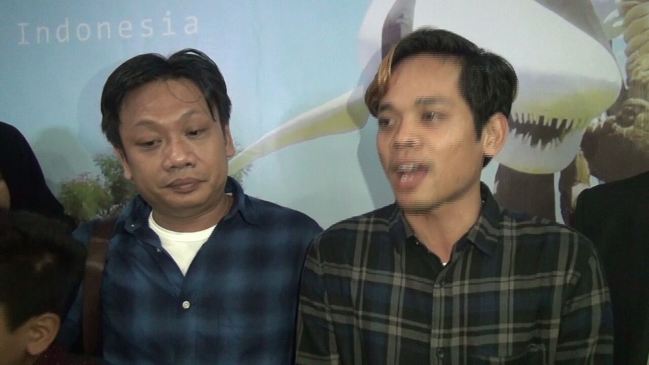 Cak Percil setelah mendarat di tanah air