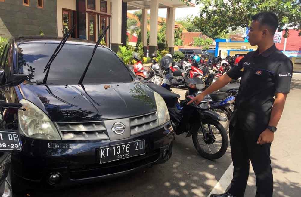 Mobil yang digelapkan tersangka