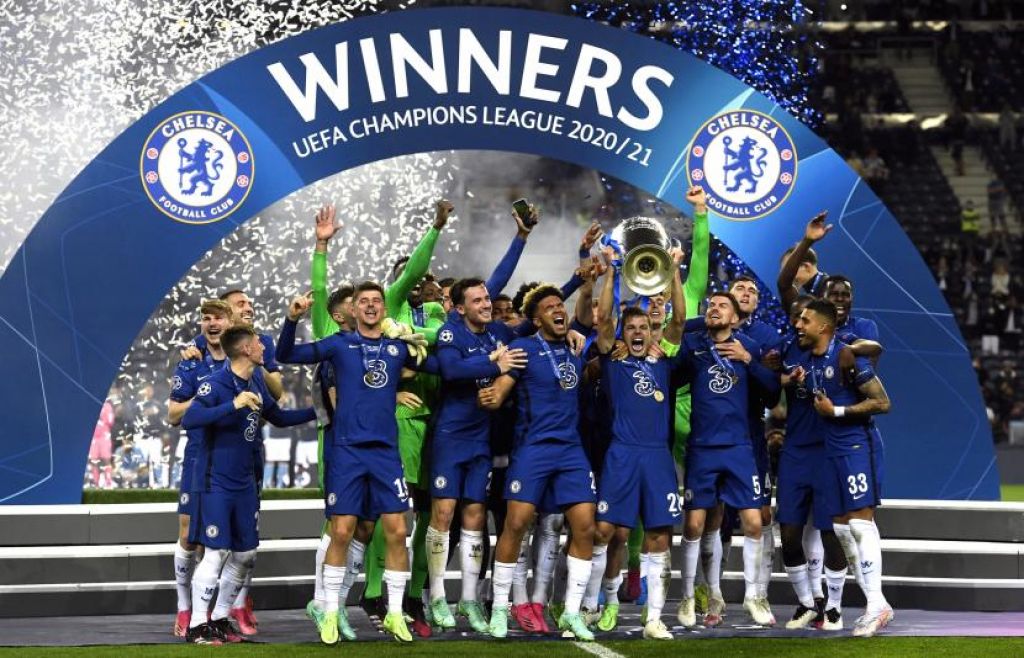 Chelsea menjadi juara Liga Champions musim 2020/ 2021 usai mengalahkan Manchester City (Foto: EPA via Republika)