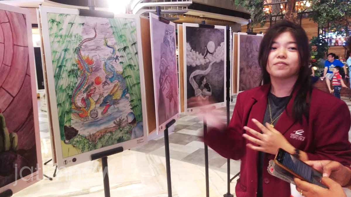 Salah satu perserta kolaborasi desain asal Universitas Ciputra Surabaya