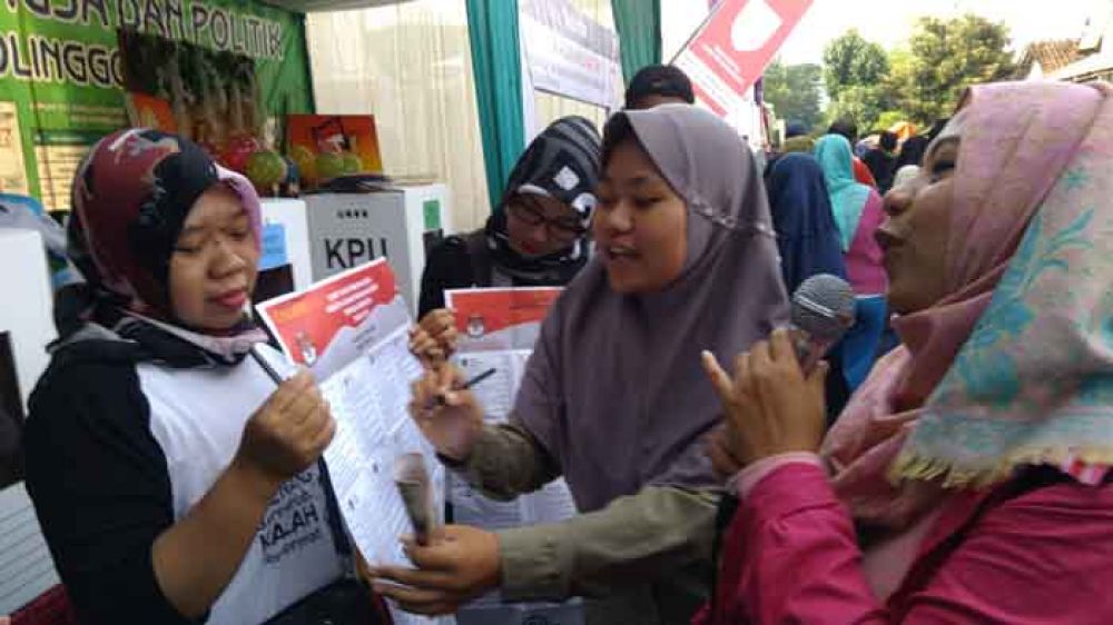 Sosialisasi pencoblosan KPU Kota Probolinggo