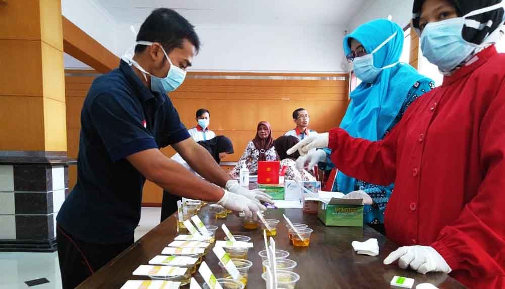 Tes unrine CPNS di Blitar