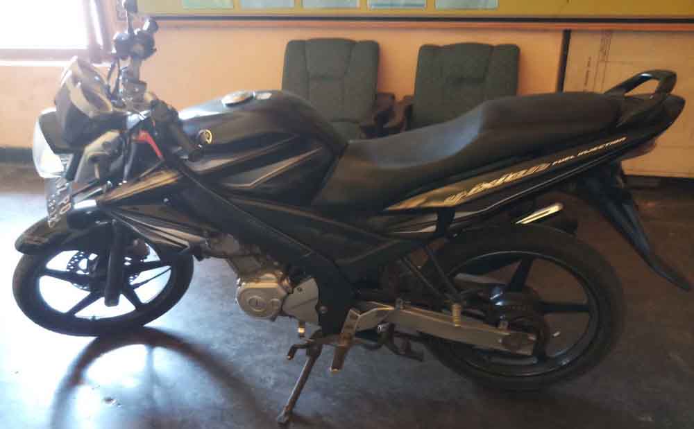 Barang bukti motor yang hendak dicuri