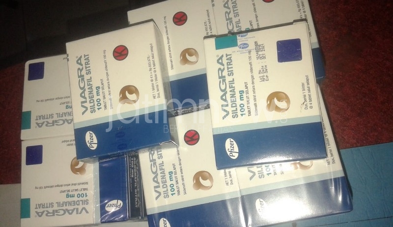 Barang bukti viagra yang dicuri oleh Hari/Foto: Narendra Bakrie