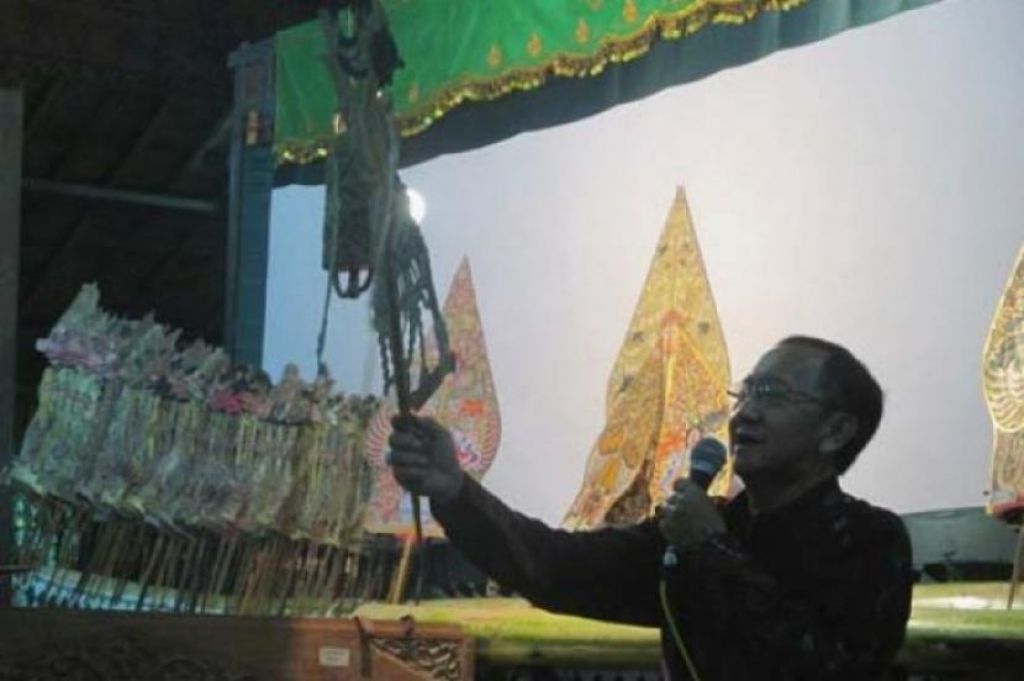 Dalang ternama Ki Manteb Soedarsono (Foto Antara via Republika)

