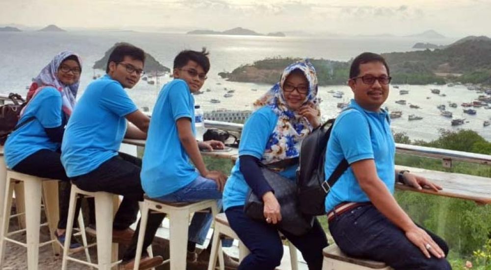 Didik Farkhan bersama keluarga