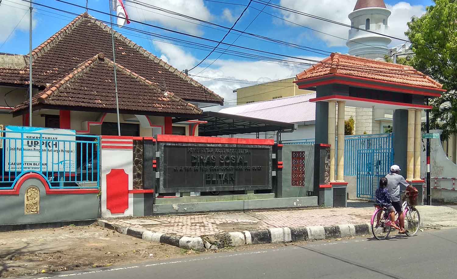 Kantor Dinas Sosial Kabupaten Blitar.