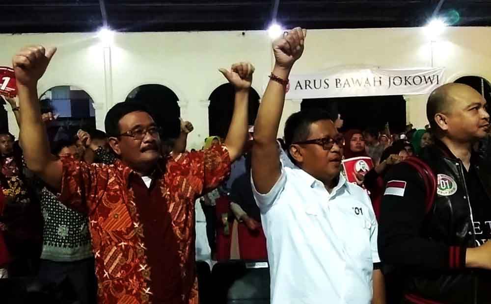 Mantan Gubernur DKI Jakarta, Djarot Saiful Hidayat saat di Banyuwangi
