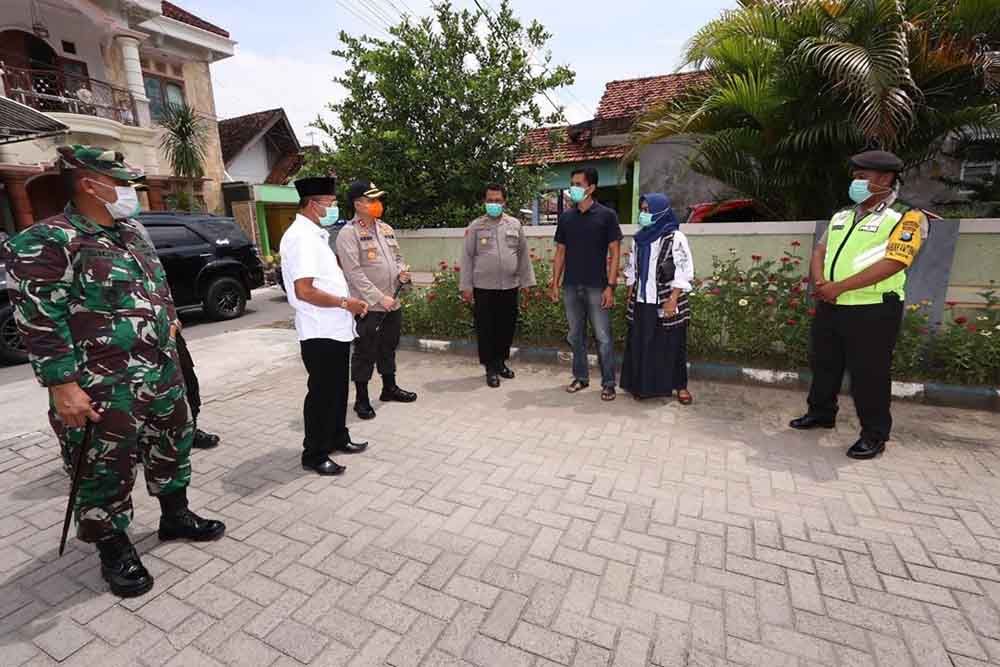 Penerapan lokasi physical distancing di Ponorogo