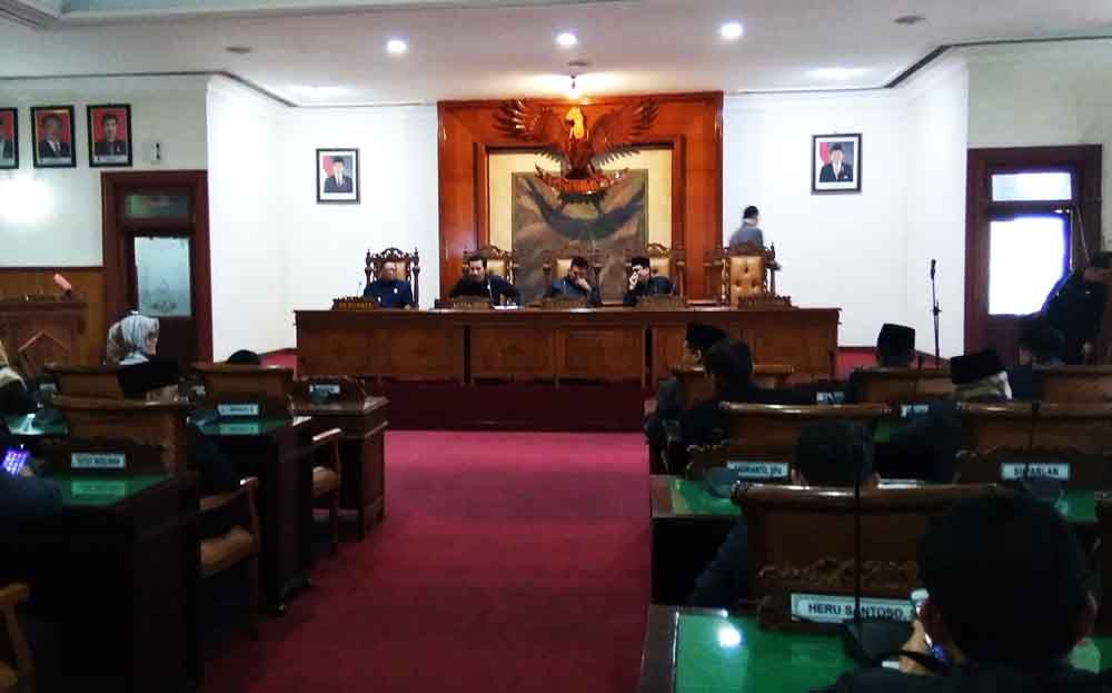 Suasana Rapat Paripurna DPRD Tulungagung