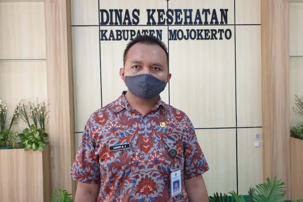 Kepala Bidang P2P Dinkes Kabupaten Mojokerto, dr Langit Kresna Janitra