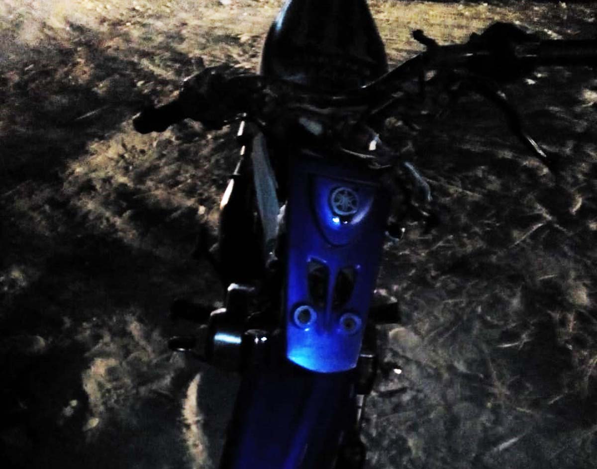 Motor korban./Foto: Mita Kusuma.