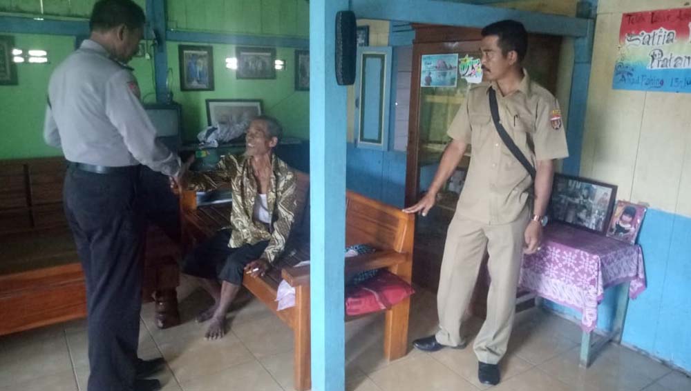 Polisi melakukan olah TKP (Istimewa)