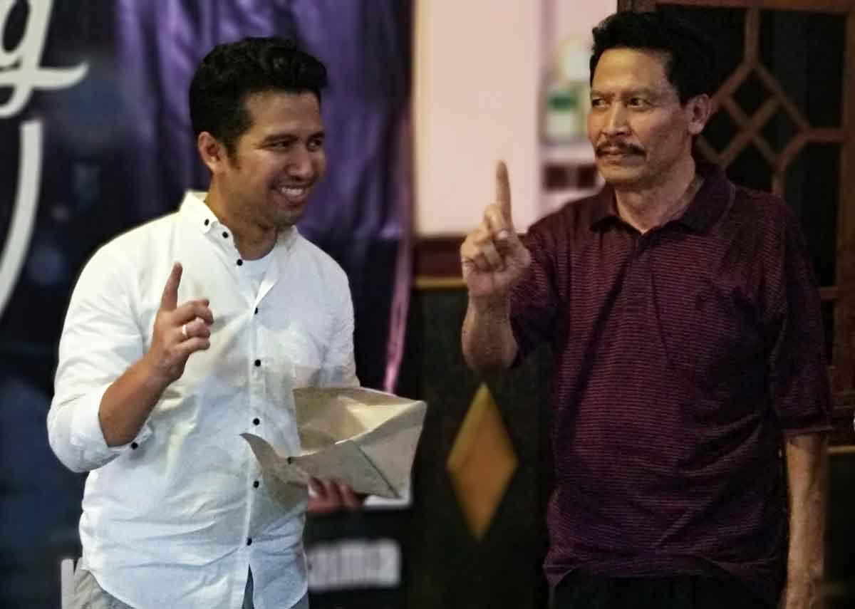 Cawagub Emil saat acara pembukaan posko pemenangan di Ponorogo.