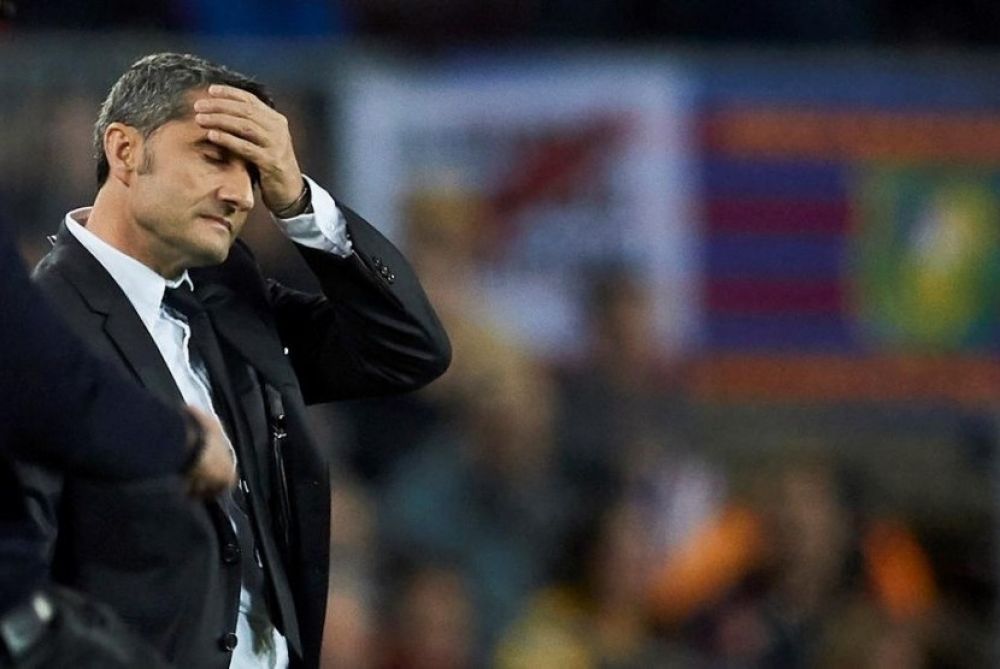 Barcelona Pecat Pelatih Ernesto Valverde