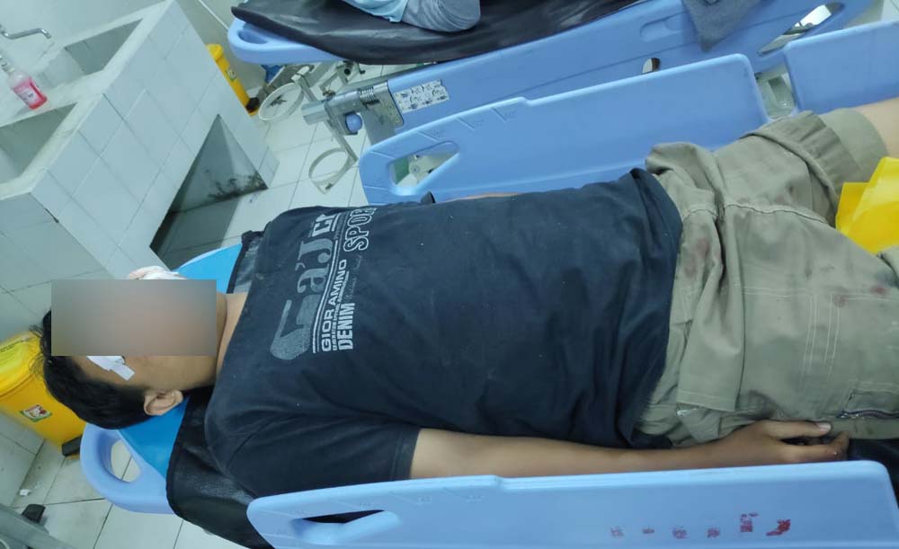 Salah satu korban Muhammad Zainuddin (Istimewa)