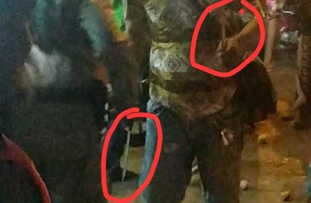 Foto pelaku yang diterima redaksi