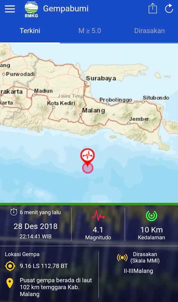 Gempa Situbondo Sebabkan Rumah di Pulau Sapudi Rusak