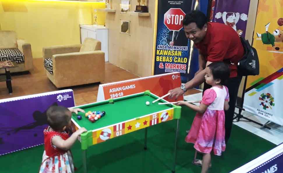 Suasana di ruang tunggu Polres Gresik