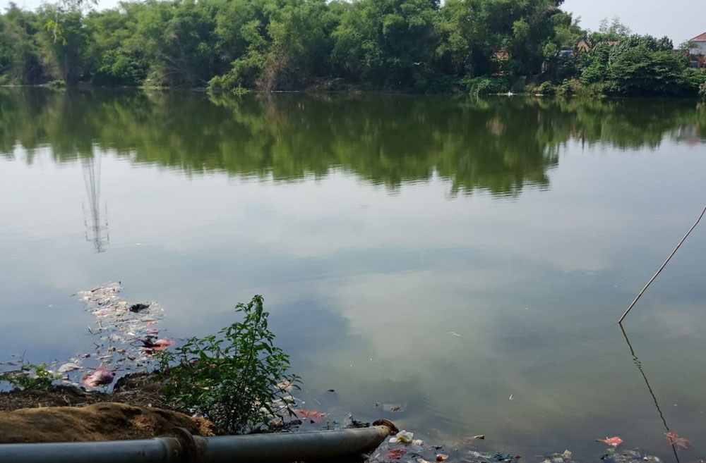 BPBD Bojonegoro Pantau Lokasi Penampakan Buaya di Bengawan Solo