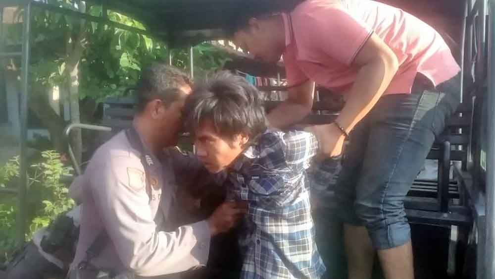 Pelaku diamankan polisi